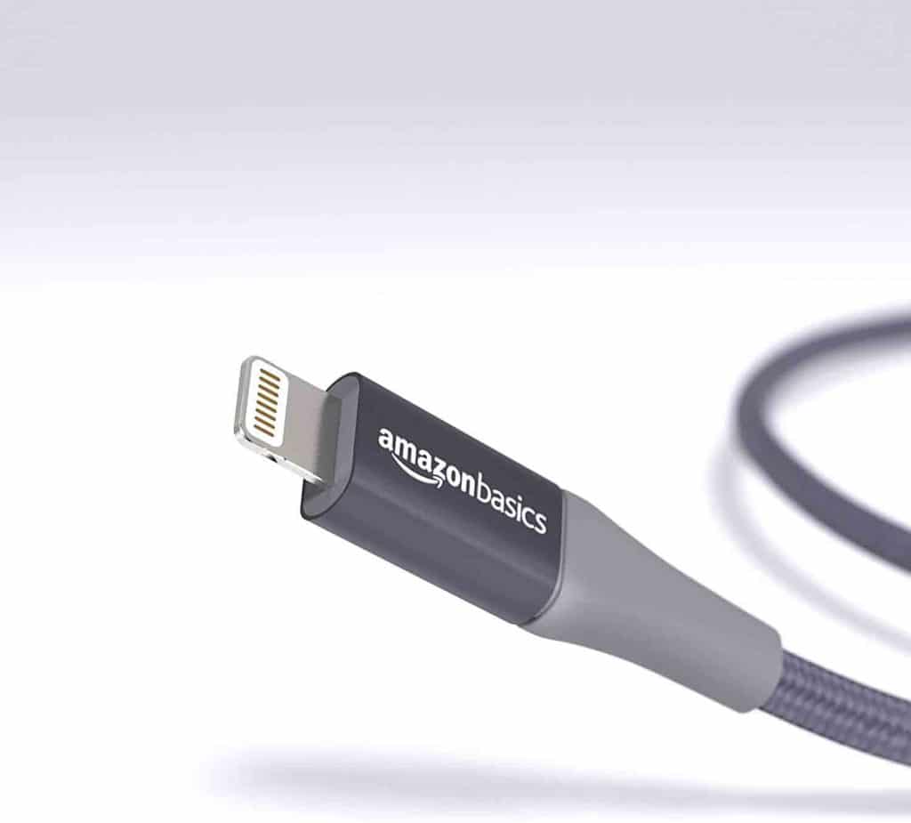 JSAUX Cable de Carga Lightning 6 pies Cable de Carga USB Nylon Trenzado Compatible con iPhone XS MAX XS X 8/8 Plus，7/7plus，6s/6sPlus，iPad/iPod-Rojo. Cable de Carga para iPhone Certificado MFi